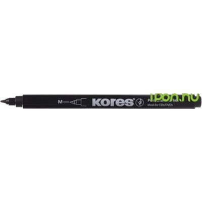 KORES Alkoholos marker CD/DVD 1 mm fekete KORES Alkoholos marker CD/DVD 1 mm fekete