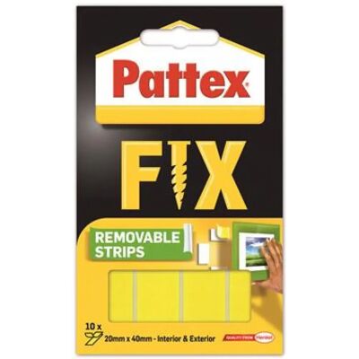 HENKEL Ragasztócsík kétoldalú visszaszedhető 20 x 40 mm Pattex Fix HENKEL Ragasztócsík kétoldalú visszaszedhető 20 x 40 mm Pattex Fix