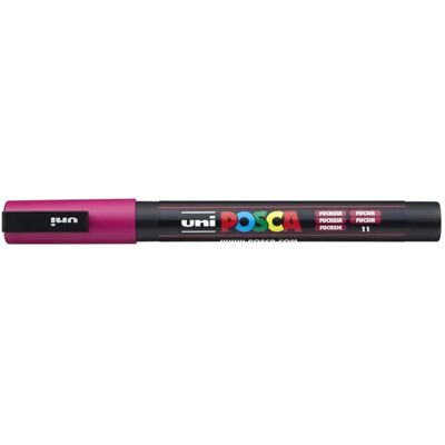 UNI Posca PC-3M Dekormarker 0.9 - 1.3 mm fukszia UNI Posca PC-3M Dekormarker 0.9 - 1.3 mm fukszia