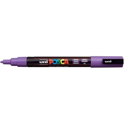 UNI Posca PC-3M Dekormarker 0.9 - 1.3 mm lila UNI Posca PC-3M Dekormarker 0.9 - 1.3 mm lila