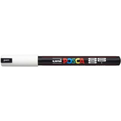 UNI Posca PC-1MR Dekormarker 0.7 mm fehér UNI Posca PC-1MR Dekormarker 0.7 mm fehér