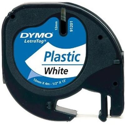Dymo 355.144 LT 12mm x 4m feliratozógép szalag műanyag fehér Dymo 355.144 LT 12mm x 4m feliratozógép szalag műanyag fehér