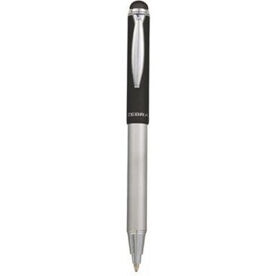 ZEBRA Telescopic Metal Stylus Golyóstoll 0.24 mm teleszkópos rozsdamentes acél grafitszürke tolltest kék ZEBRA Telescopic Metal Stylus Golyóstoll 0.24 mm teleszkópos rozsdamentes acél grafitszürke tolltest kék