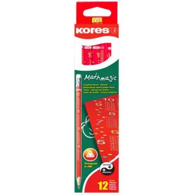 Kores - Mathmatic Set - 12 HB ceruzák Kores - Mathmatic Set - 12 HB ceruzák