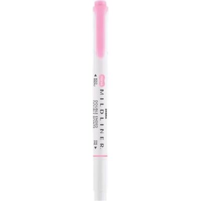 ZEBRA Mildliner Fluorescent Szövegkiemelő 1.0/3.5 mm kétvégű rózsaszín ZEBRA Mildliner Fluorescent Szövegkiemelő 1.0/3.5 mm kétvégű rózsaszín