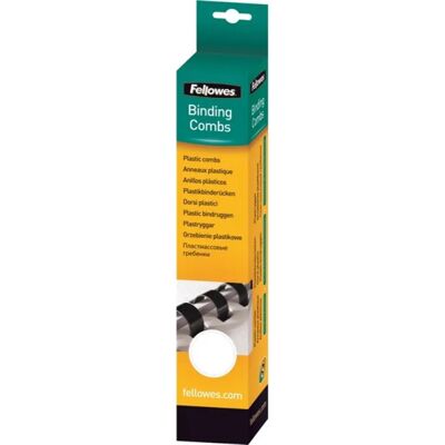 Fellowes 12 mm műanyag spirál 56-80 lapig fehér 25 db Fellowes 12 mm műanyag spirál 56-80 lapig fehér 25 db