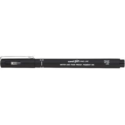 UNI PIN 0.8 mm rajzmarker fekete UNI PIN 0.8 mm rajzmarker fekete