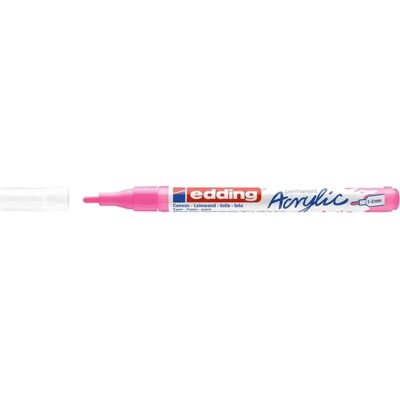 EDDING 5300 F D10 akril marker neon rózsaszín színű EDDING 5300 F D10 akril marker neon rózsaszín színű