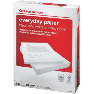 OFFICE DEPOT Everyday A4 80g másolópapír OFFICE DEPOT Everyday A4 80g másolópapír