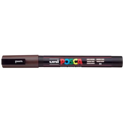 UNI Posca PC-3M Dekormarker 0.9 - 1.3 mm sötétbarna UNI Posca PC-3M Dekormarker 0.9 - 1.3 mm sötétbarna