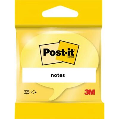 3M POSTIT Öntapadó jegyzettömb szövegbuborék forma 70x70 mm 225 lap sárga 3M POSTIT Öntapadó jegyzettömb szövegbuborék forma 70x70 mm 225 lap sárga