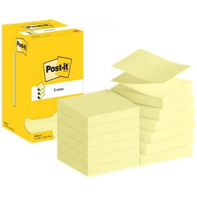 3M POSTIT Super Sticky Öntapadó jegyzettömb Z 76x76 mm 12x100 lap kanári sárga 3M POSTIT Super Sticky Öntapadó jegyzettömb Z 76x76 mm 12x100 lap kanári sárga