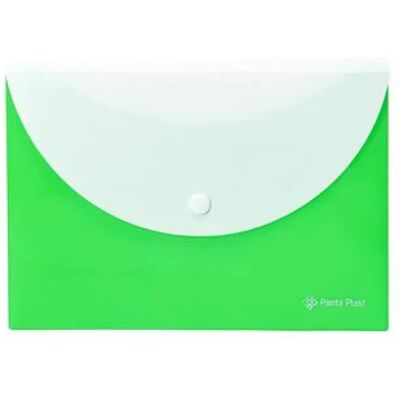 PANTA PLAST Irattartó tasak A5 PP patentos két zsebes neon zöld PANTA PLAST Irattartó tasak A5 PP patentos két zsebes neon zöld