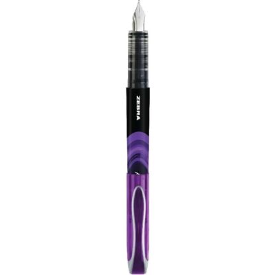ZEBRA Fuente töltőtoll eldobható 0.6mm lila ZEBRA Fuente töltőtoll eldobható 0.6mm lila
