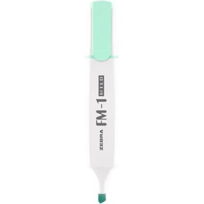 ZEBRA FM-1 Mild Szövegkiemelő 3.5 mm kékeszöld ZEBRA FM-1 Mild Szövegkiemelő 3.5 mm kékeszöld