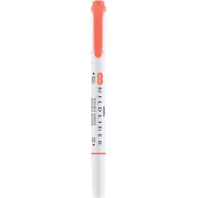 ZEBRA Mildliner Warm Szövegkiemelő 1.0/3.5 mm kétvégű cinóber ZEBRA Mildliner Warm Szövegkiemelő 1.0/3.5 mm kétvégű cinóber