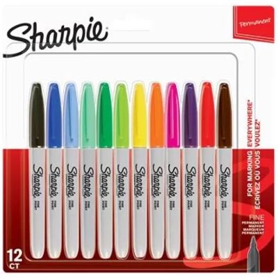 SHARPIE Fine Point Alkoholos marker készlet 1 mm kúpos 12 szín SHARPIE Fine Point Alkoholos marker készlet 1 mm kúpos 12 szín