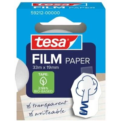 TESA Tesafilm Ragasztószalag írható papír 19mm x 33m átlátszó 1db TESA Tesafilm Ragasztószalag írható papír 19mm x 33m átlátszó 1db