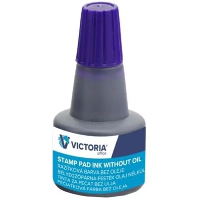 VICTORIA Bélyegzőfesték 30ml kék VICTORIA Bélyegzőfesték 30ml kék