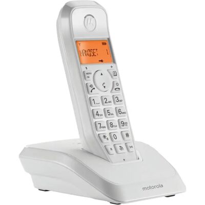 Motorola S1201 telefon készülék vezeték nélküli DECT fehér Motorola S1201 telefon készülék vezeték nélküli DECT fehér