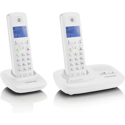 Motorola T412 telefon készülék vezeték nélküli, DECT, FEHÉR Motorola T412 telefon készülék vezeték nélküli, DECT, FEHÉR