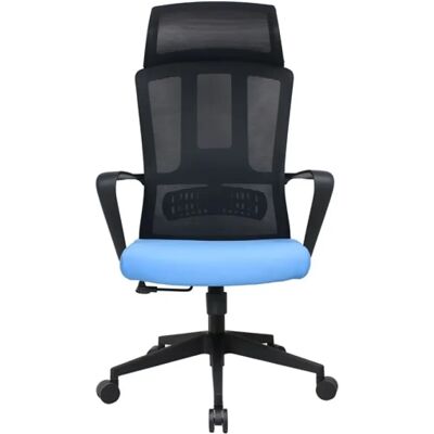 IRIS Astra ergonómikus szövet-hálós irodai forgószék kék-fekete IRIS Astra ergonómikus szövet-hálós irodai forgószék kék-fekete