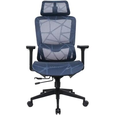 IRIS Helix ergonómikus szövet-hálós irodai forgószék kék IRIS Helix ergonómikus szövet-hálós irodai forgószék kék