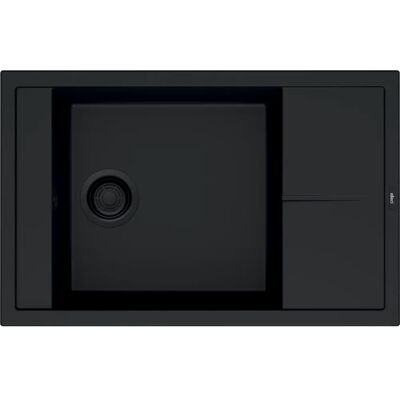 ELLECI Unico 305 Mosogatótálca K86 Black fekete tartozékokkal ELLECI Unico 305 Mosogatótálca K86 Black fekete tartozékokkal