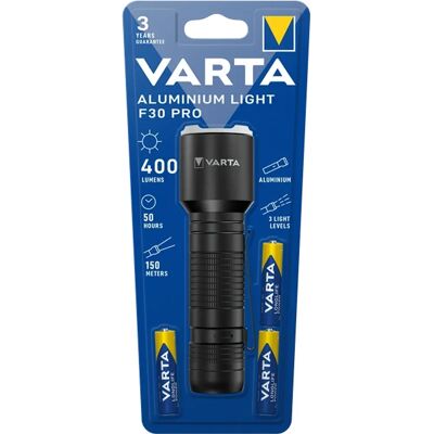 Varta F30 Pro Fekete LED Zseblámpa - Zseblámpa Varta F30 Pro Fekete LED Zseblámpa - Zseblámpa