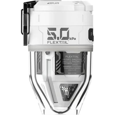 FLEXTAIL Max Pump 3 Hordozható 2 az 1-ben légpumpa fehér FLEXTAIL Max Pump 3 Hordozható 2 az 1-ben légpumpa fehér