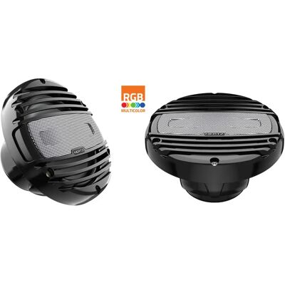 HERTZ HMX 8 LD-C 20cm-es vízálló koaxiális hangszóró fekete RGB LED HERTZ HMX 8 LD-C 20cm-es vízálló koaxiális hangszóró fekete RGB LED