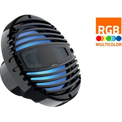 HERTZ Vízálló kétutas 20 cm-es koax hangszóró fekete LED HMX 8 LD-TC HERTZ Vízálló kétutas 20 cm-es koax hangszóró fekete LED HMX 8 LD-TC