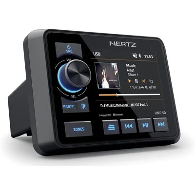 HERTZ HMR 50 prémium hajós motor powersport digitális médialejátszó HERTZ HMR 50 prémium hajós motor powersport digitális médialejátszó