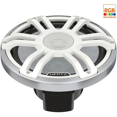 HERTZ Vízálló hajós LED mélynyomó fehér 30cm 500W 2Ohm HMS 12 S2-LD-SW HERTZ Vízálló hajós LED mélynyomó fehér 30cm 500W 2Ohm HMS 12 S2-LD-SW