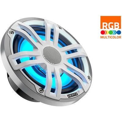 HERTZ HEX 6.5 S-LD-SW tengeri koaxiális hangszóró 165mm 150W LED fehér 15336 HERTZ HEX 6.5 S-LD-SW tengeri koaxiális hangszóró 165mm 150W LED fehér 15336