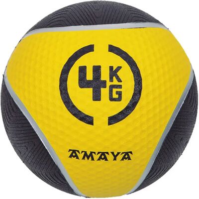 AMAYA Medicin labda gumi 4 kg sárga-fekete AMAYA Medicin labda gumi 4 kg sárga-fekete
