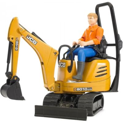 BRUDER JCB Mikro Kotrógép figurával BRUDER JCB Mikro Kotrógép figurával