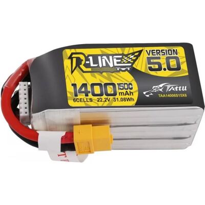 GENS ACE Tattu R-Line 5.0 1400mAh 22.2V 150C 6S1P XT60 akkumulátor GENS ACE Tattu R-Line 5.0 1400mAh 22.2V 150C 6S1P XT60 akkumulátor