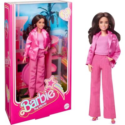 Mattel HPJ98 Barbie The Movie rózsaszín ruhás America Ferrera Gloria figura Mattel HPJ98 Barbie The Movie rózsaszín ruhás America Ferrera Gloria figura