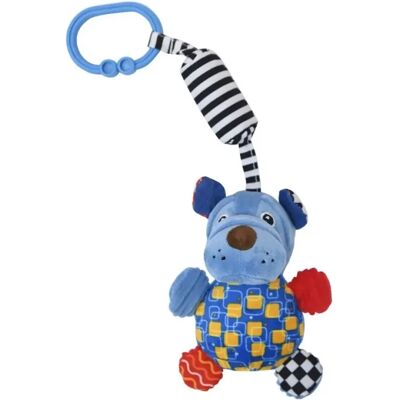 LORELLI Toys Campanula plüss babakocsi játék - kék kutya LORELLI Toys Campanula plüss babakocsi játék - kék kutya