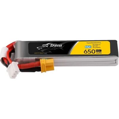 GENS ACE Tattu 2s 650mAh 95C 7.6V HV XT30 LiPo akkumulátor GENS ACE Tattu 2s 650mAh 95C 7.6V HV XT30 LiPo akkumulátor