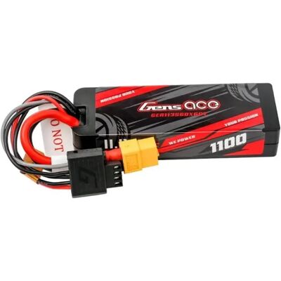 GENS ACE G-Tech 1100mAh 11.1V 3S1P 60C GRP-76 XT60 LiPo akkumulátor GENS ACE G-Tech 1100mAh 11.1V 3S1P 60C GRP-76 XT60 LiPo akkumulátor