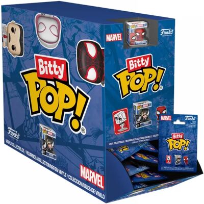 FUNKO Bitty Pop Singles: Pókember meglepetés figura FUNKO Bitty Pop Singles: Pókember meglepetés figura