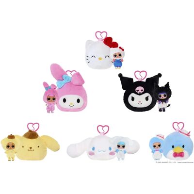 MGA ENTERTAINMENT L.O.L. Surprise Loves Hello Kitty megfordítható plüss figura 249962-EUC MGA ENTERTAINMENT L.O.L. Surprise Loves Hello Kitty megfordítható plüss figura 249962-EUC