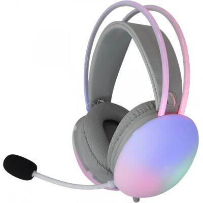 WHITE SHARK GH-2342-W Firefly-W Gaming headset fehér/RGB WHITE SHARK GH-2342-W Firefly-W Gaming headset fehér/RGB
