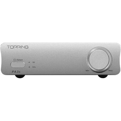 TOPPING PA3S D-osztályú asztali sztereó erősítő 2x80W Ezüst TOPPING PA3S D-osztályú asztali sztereó erősítő 2x80W Ezüst