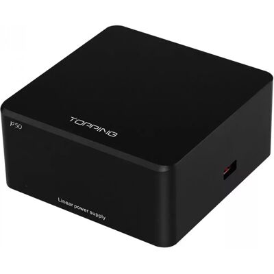 TOPPING P50 Lineáris hálózati tápegység Fekete TOPPING P50 Lineáris hálózati tápegység Fekete