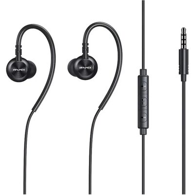 AWEI L3 fülhallgató SZTEREO (3.5mm jack, mikrofon, felvevő gomb, hangerőszabályzó) FEKETE AWEI L3 fülhallgató SZTEREO (3.5mm jack, mikrofon, felvevő gomb, hangerőszabályzó) FEKETE