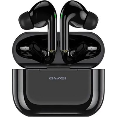 AWEI T29 bluetooth fülhallgató SZTEREO v5.0, vízálló + töltőtok, FEKETE AWEI T29 bluetooth fülhallgató SZTEREO v5.0, vízálló + töltőtok, FEKETE