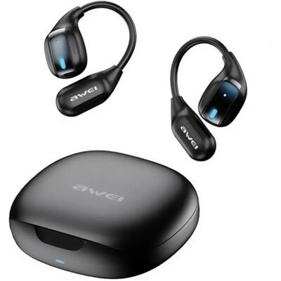 AWEI TZ12 bluetooth fülhallgató SZTEREO v5.4, mikrofon + töltőtok, FEKETE AWEI TZ12 bluetooth fülhallgató SZTEREO v5.4, mikrofon + töltőtok, FEKETE